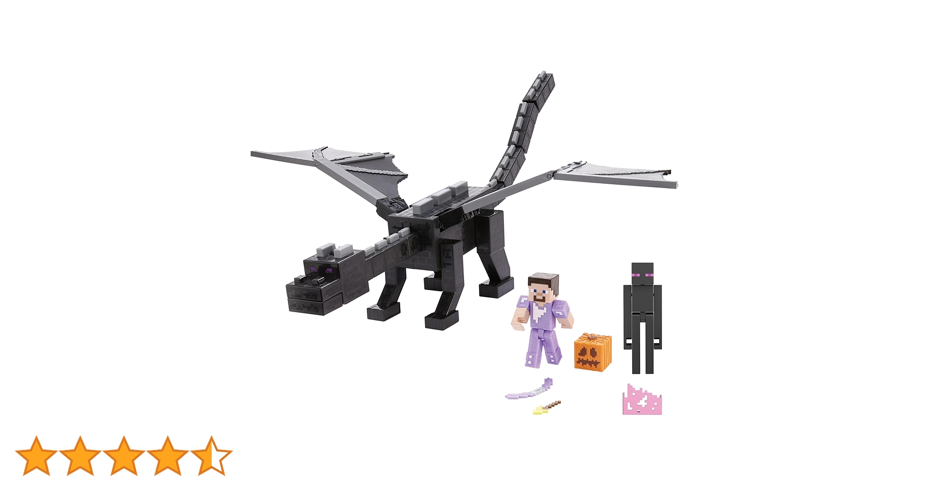 ゲームキャラクター Minecraft 15th Anniversary Ender Dragon Minecraft Ender Dragon Set : Amazon.ca: Toys & Games